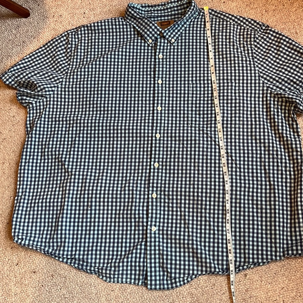 Foundry cotton check shirt 4X - Picture 5 of 6